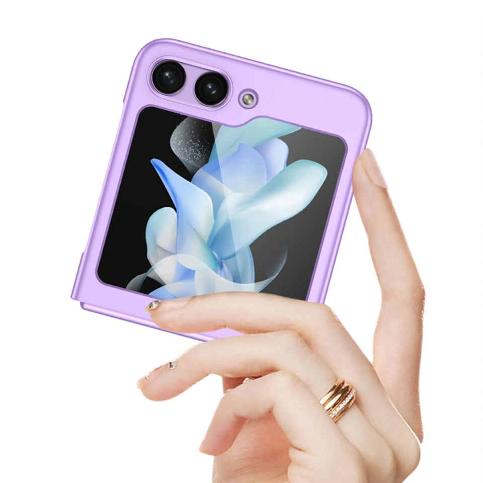 Samsung Galaxy Z Flip 5 Kılıf HEPTEKİLETİŞİM Sert Kıpta Kapak