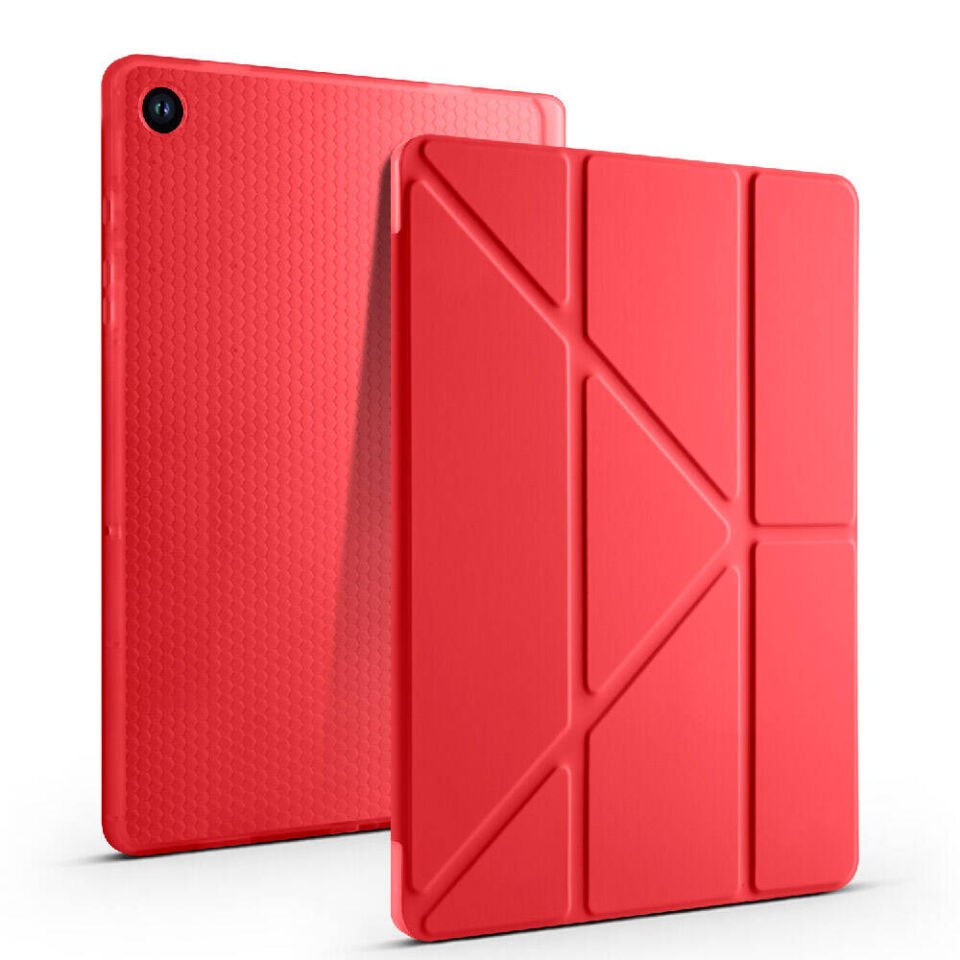 Samsung Galaxy Tab A9 Plus 11 Inç Kılıf Kalem Bölmeli Standlı Kılıf (TR) Koyu Yeşil