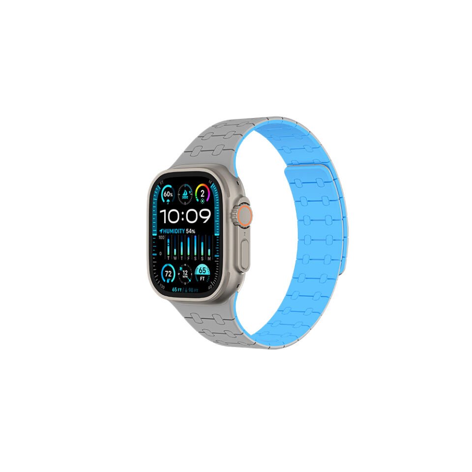 Apple Watch 10 46mm Amazingthing Smoothie Sport Magnetik Tak Çıkar Silikon Strap Kayış