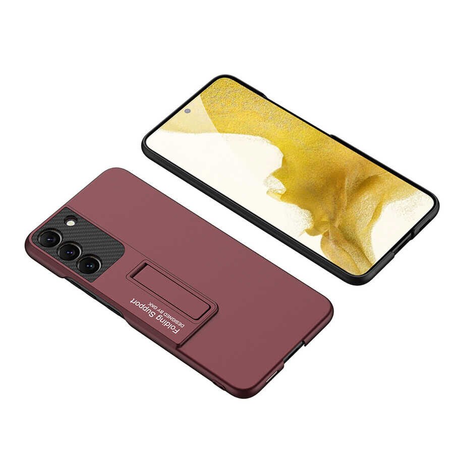 Samsung Galaxy S22 Kılıf HEPTEKİLETİŞİM Standlı Ays Kapak