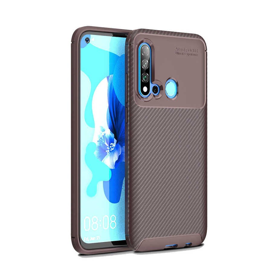 Huawei P20 Lite 2019 Kılıf HEPTEKİLETİŞİM Negro Silikon Kapak