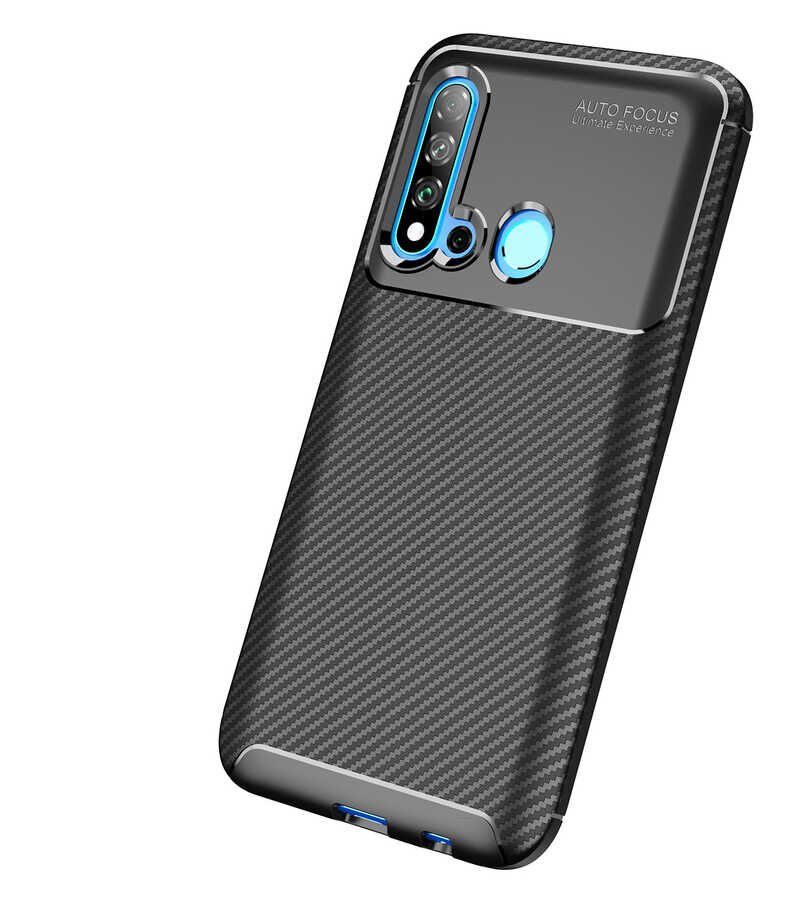 Huawei P20 Lite 2019 Kılıf HEPTEKİLETİŞİM Negro Silikon Kapak