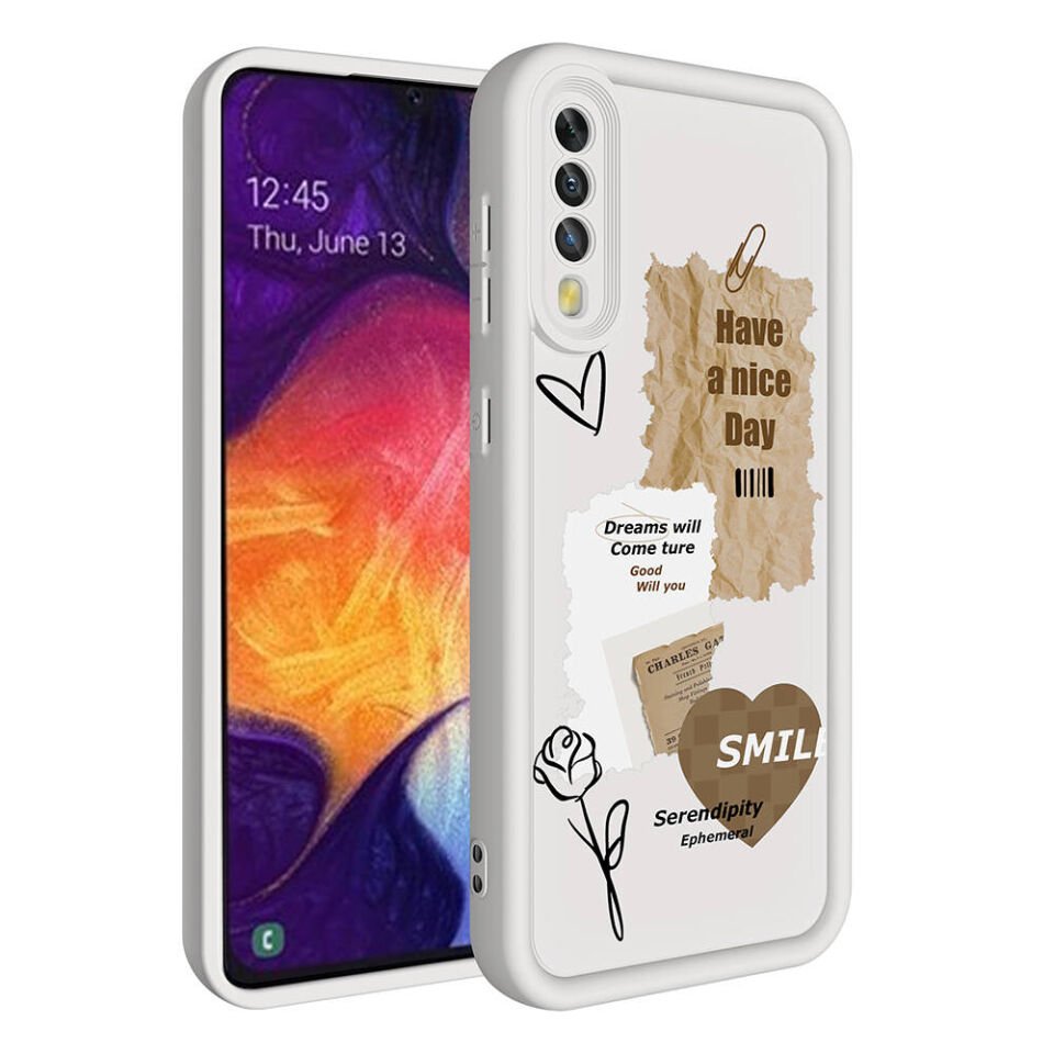 Samsung Galaxy A50 Kılıf Kamera Korumalı Baskılı Arka Yüzey HEPTEKİLETİŞİM Klas Kapak