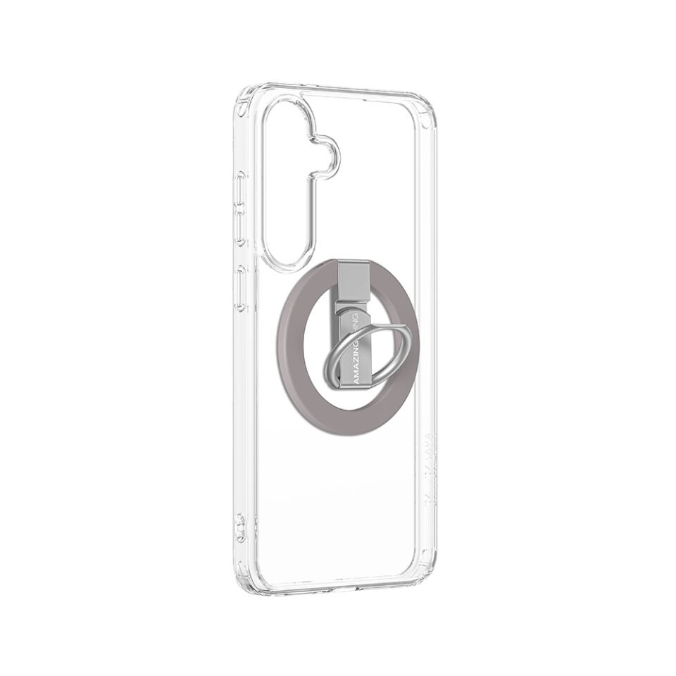 Galaxy S25 Kılıf M-safe Şarj Özellikli Yüzük Standlı Amazingthing Minimal Grip Serisi Kapak