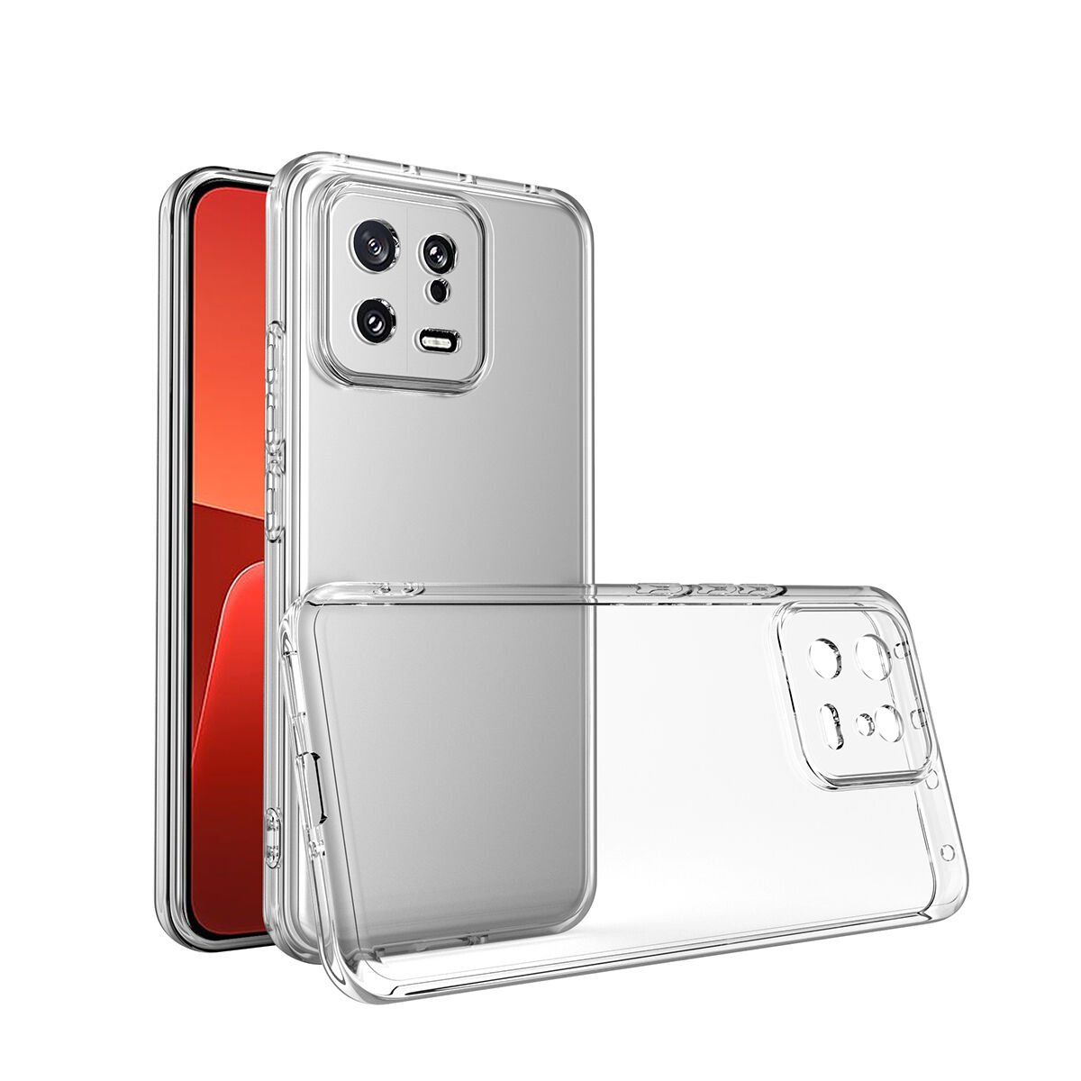 Xiaomi Mi 13 Kılıf HEPTEKİLETİŞİM Kamera Korumalı Süper Silikon Kapak