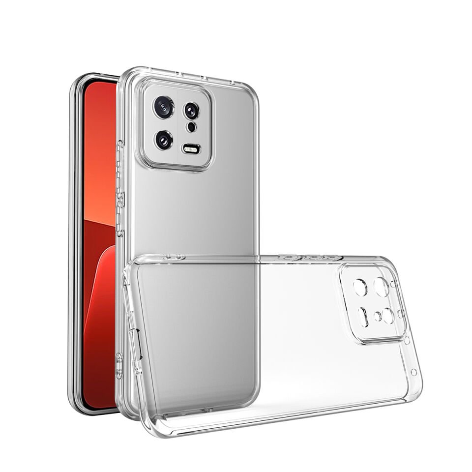 Xiaomi Mi 13 Kılıf HEPTEKİLETİŞİM Kamera Korumalı Süper Silikon Kapak
