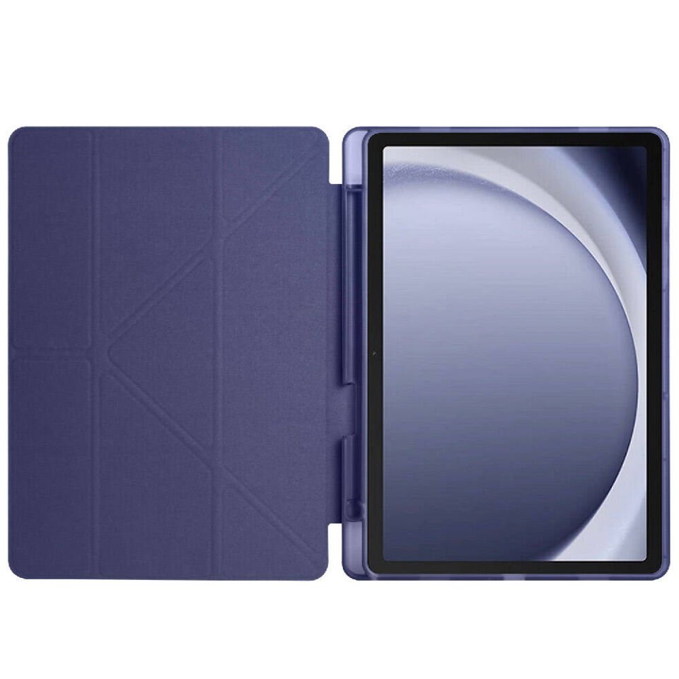 Samsung Galaxy Tab A9 8.7'' inç X110 Kılıf Kalem Bölmeli Standlı Kılıf (TR) Kırmızı