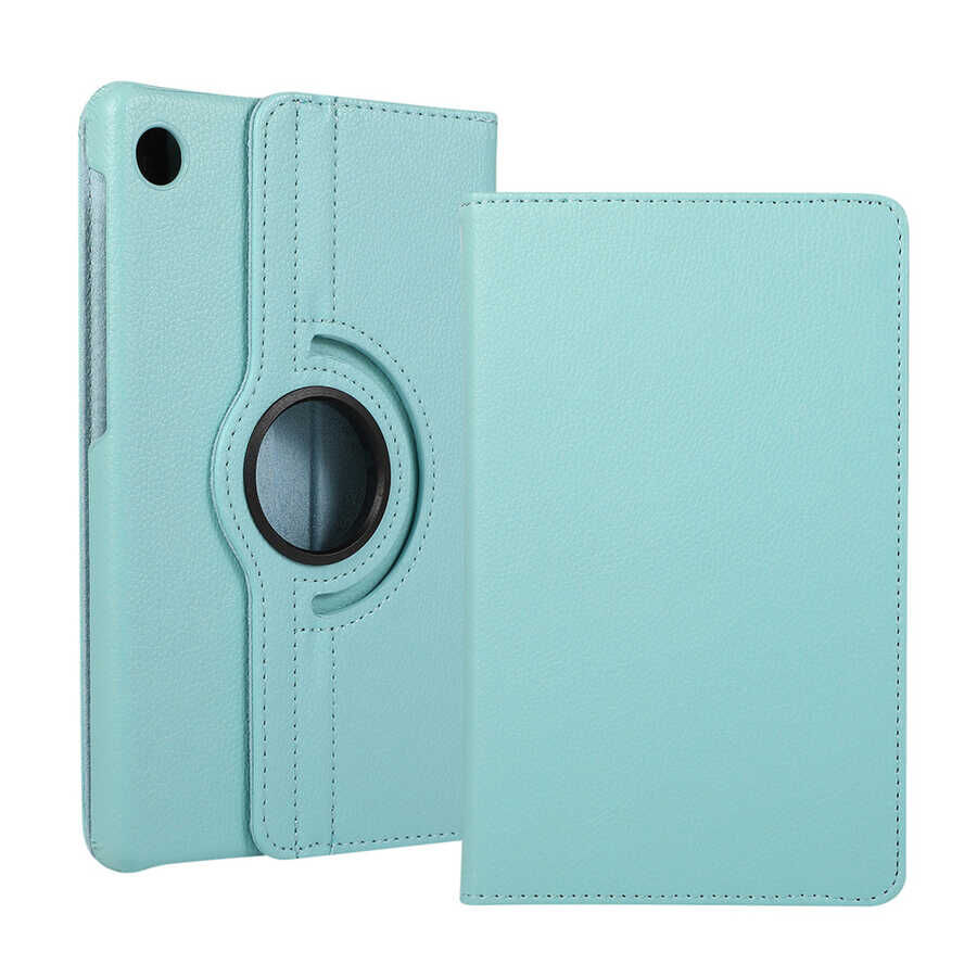 Lenovo Tab M10 Plus TB-125F - TB-128F 3. Jenerasyon Kılıf Dönebilen Standlı (D-T) Mavi
