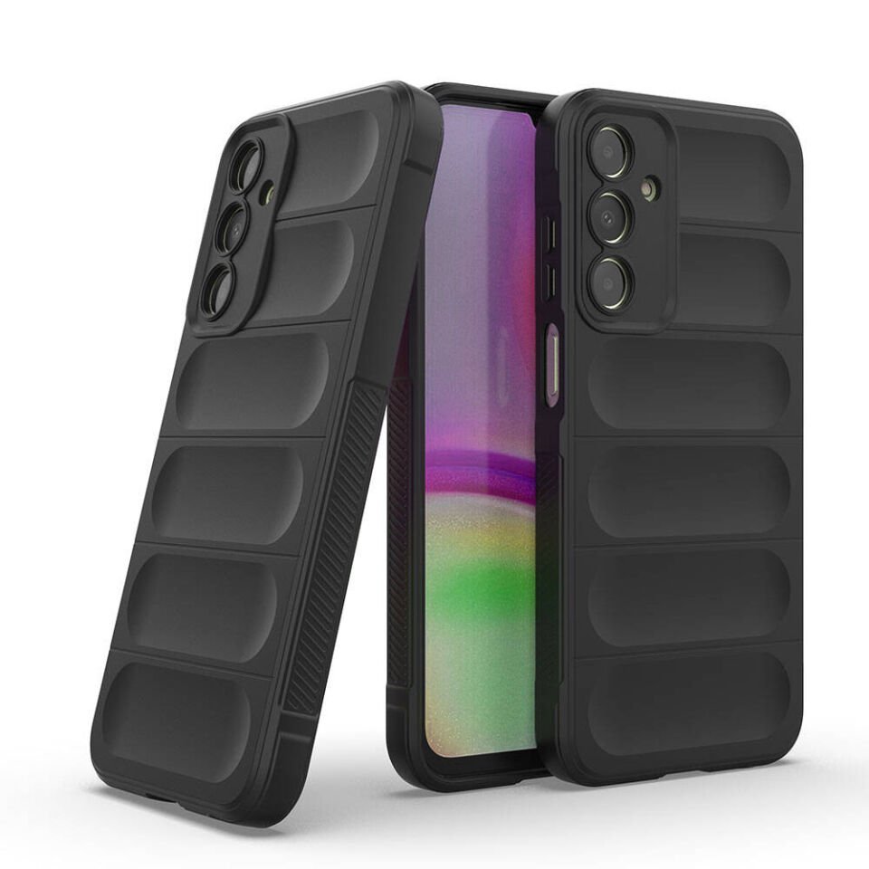 Samsung Galaxy A25 Kılıf Esnek TPU Oyuklu Arka Yüzey Tasarımlı Silikon Kapak (Etnik) Kırmızı