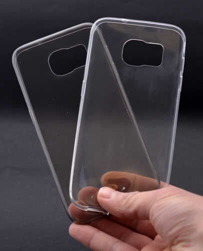 Galaxy S7 Edge Kılıf Zore Ultra İnce Silikon Kapak 0.2 mm