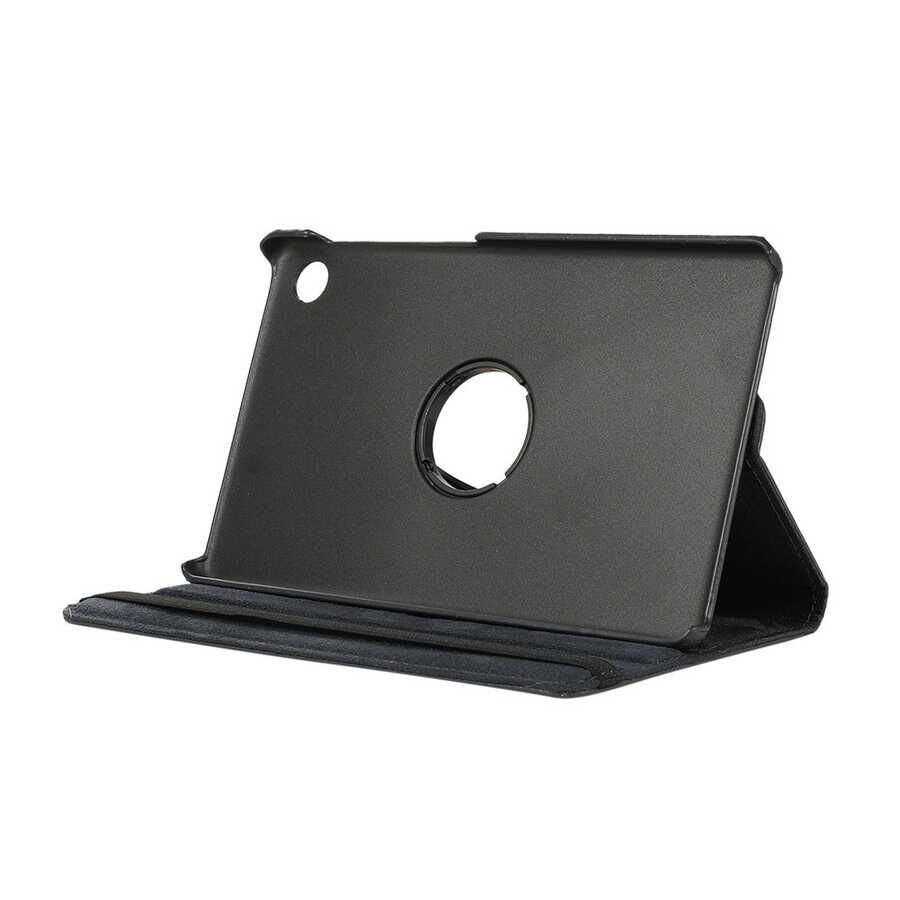 Lenovo Tab M10 Plus TB-125F - TB-128F 3. Jenerasyon Kılıf Dönebilen Standlı (D-T) Pembe Koyu