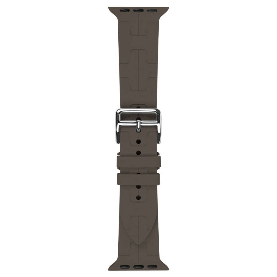 8/se/nike 38mm 40mm 41mm Silikon Kordon Tasarım (KRD-92) Lila