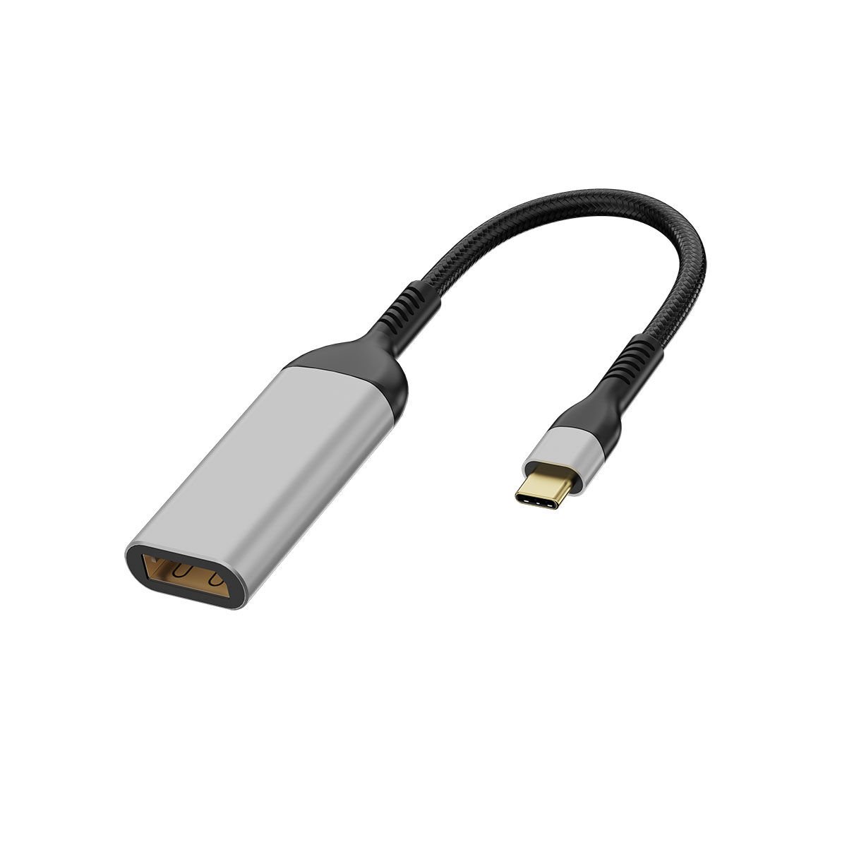 HEPTEKİLETİŞİM QG07 8K 60 Hz Görüntü Kalitesi Type-C to Display Port Dönüştürücü 15cm