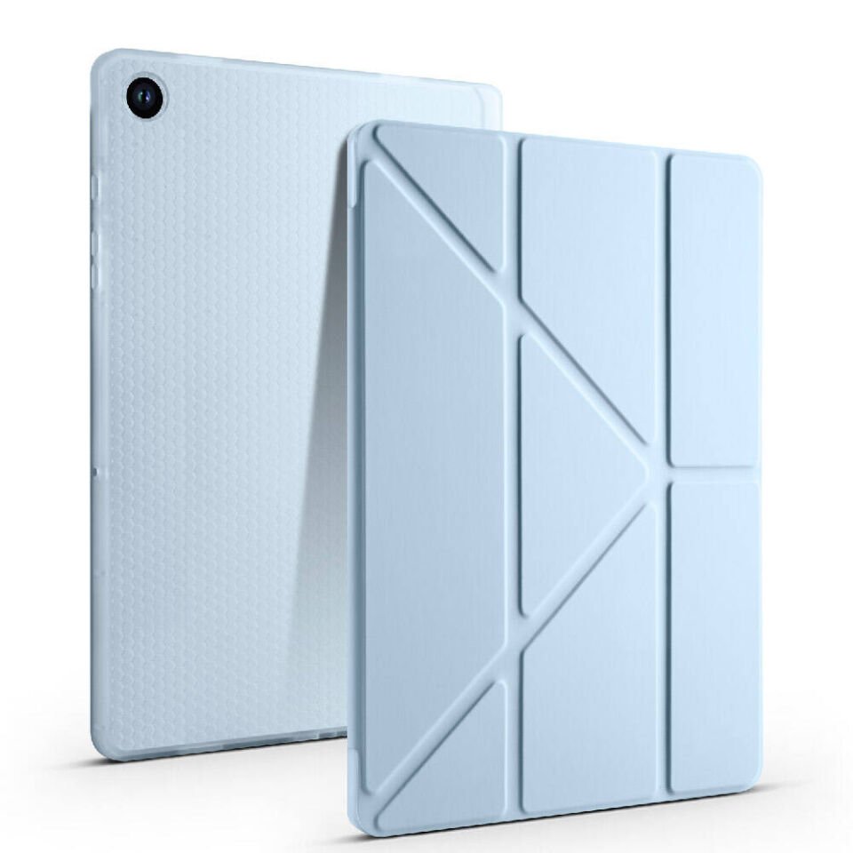 Samsung Galaxy Tab A9 8.7'' inç X110 Kılıf Kalem Bölmeli Standlı Kılıf (TR) Koyu Yeşil