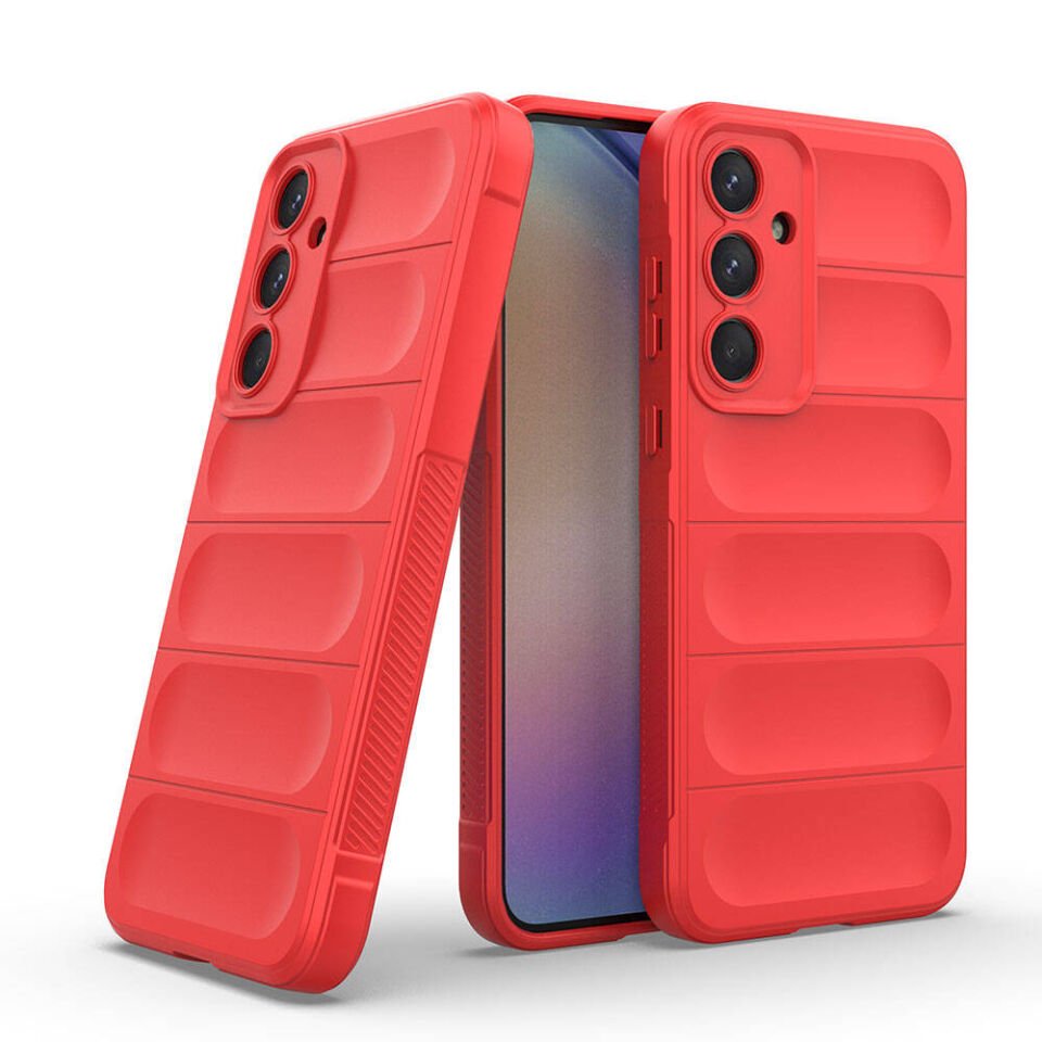 Samsung Galaxy A35 Kılıf Esnek TPU Oyuklu Arka Yüzey Tasarımlı Silikon Kapak (Etnik) Lacivert