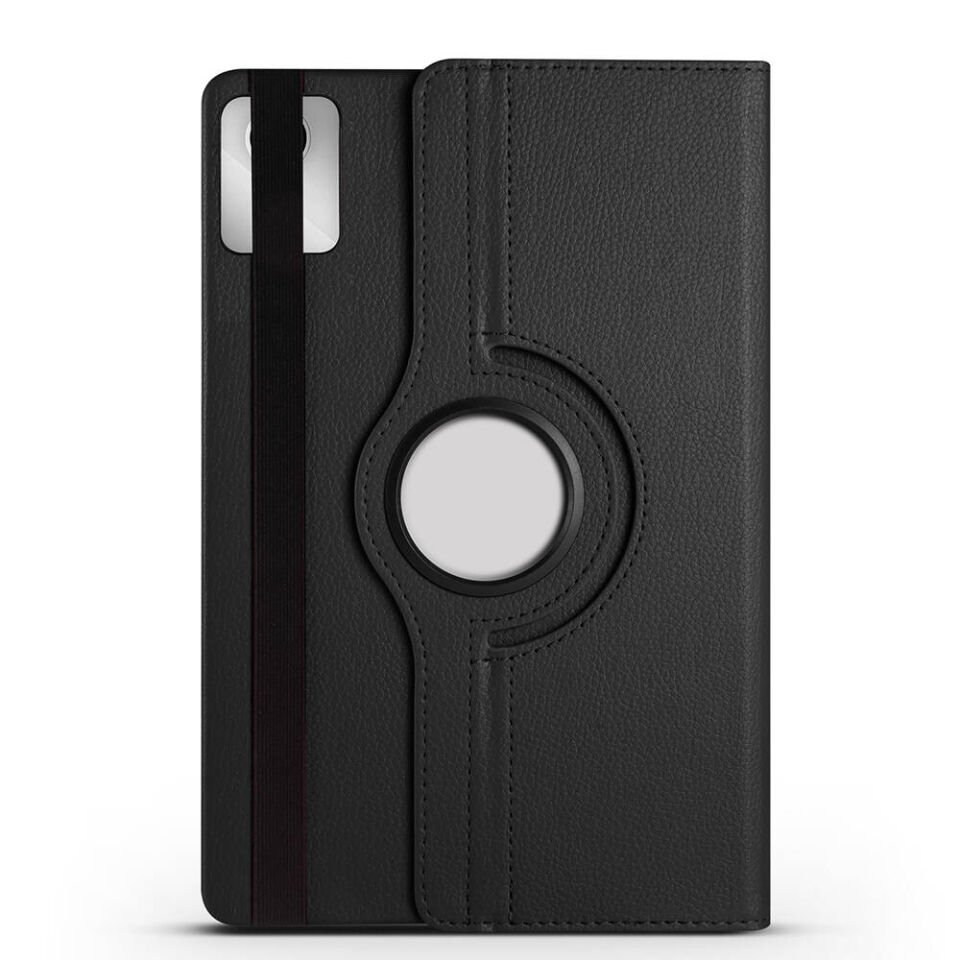 Lenovo M11 TB-330FU Dönebilen Standlı 360 Tam Korumalı Tablet KIlıf (D-T) Siyah