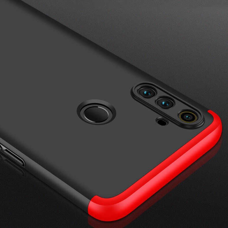 Realme 6İ Kılıf 360 Tam Koruma Ön Ve Arka Sert Mika Kapak Orjinal Ays Gkk Kapak Rose Gold