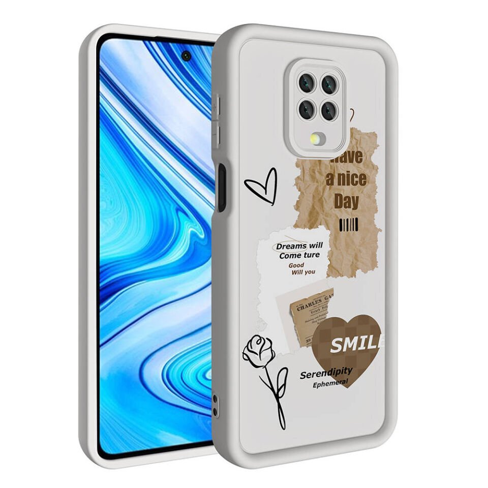 Xiaomi Redmi Note 9S Kılıf Kamera Korumalı Baskılı Arka Yüzey HEPTEKİLETİŞİM Klas Kapak