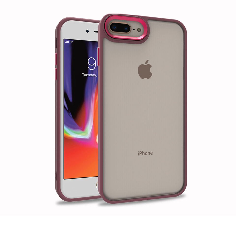 Apple iPhone 8 Plus Kılıf HEPTEKİLETİŞİM Flora Kapak
