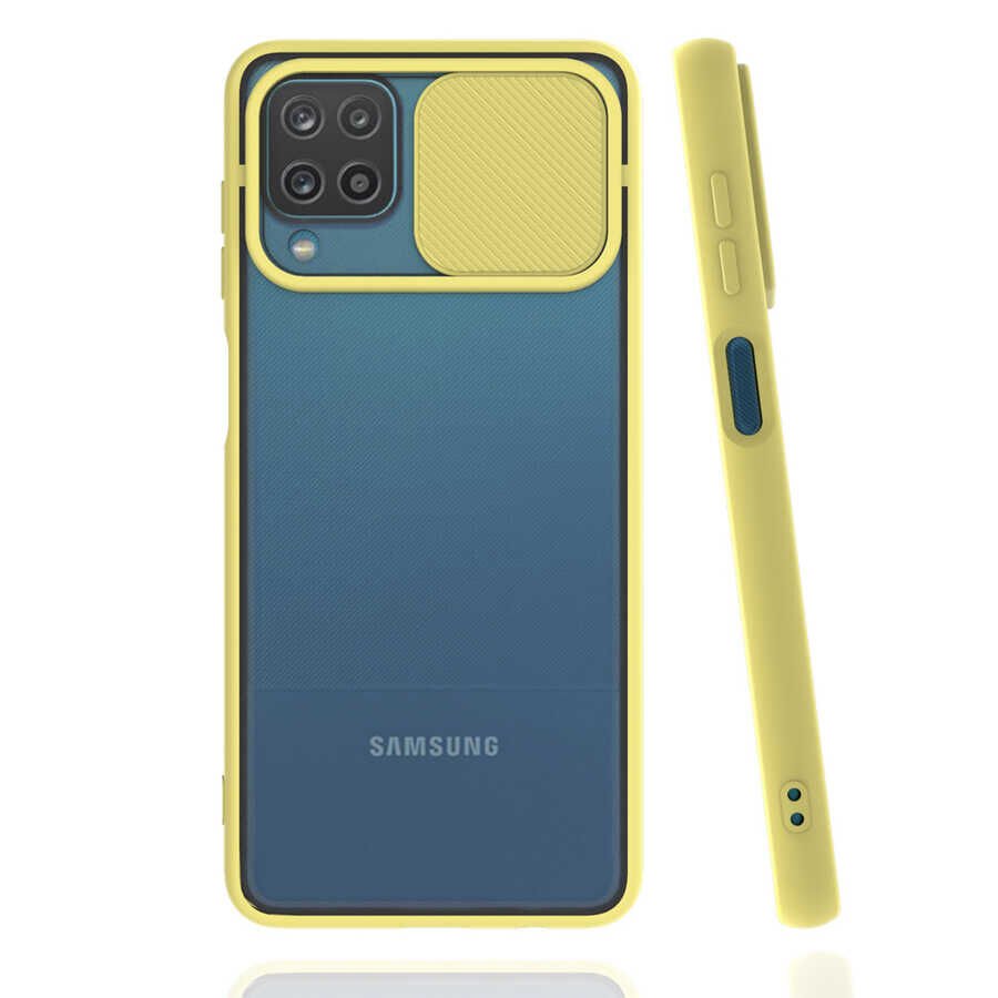 Samsung Galaxy A12 Kılıf HEPTEKİLETİŞİM Lensi Kapak