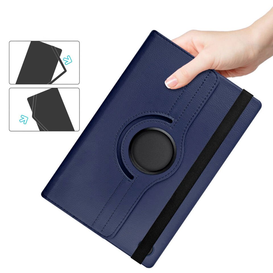 Redmi Pad 10.61 Inç 2022 Kılıf Dönebilen Standlı (D-T) Pembe Koyu