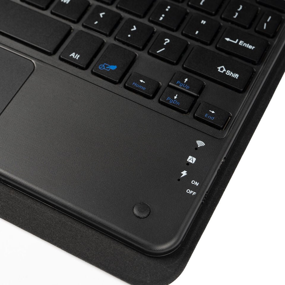 Apple iPad Air 11 2024 HEPTEKİLETİŞİM Border Keyboard Bluetooh Bağlantılı Standlı Klavyeli Tablet Kılıfı