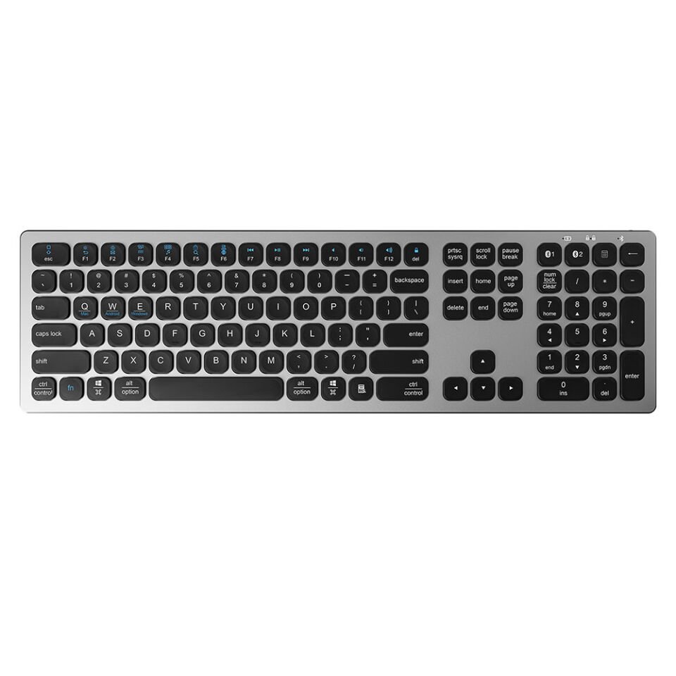 Wiwu MKB-03 Magic Keyboard Master iOS Android Windows İşletim Sistemi Uyumlu Bluetooth Kablosuz Klavye