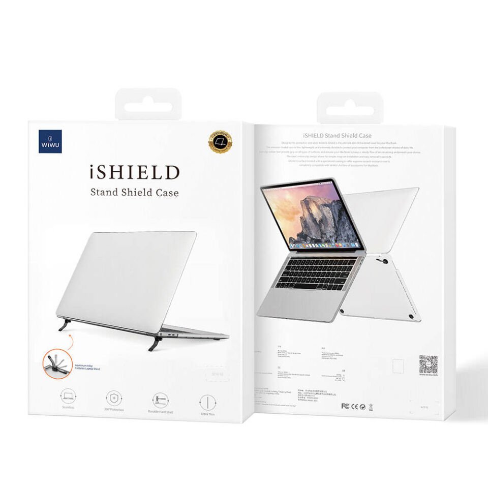 Apple Macbook 13.3'' Pro 2020 Wiwu Macbook iShield Standlı Shield Kapak