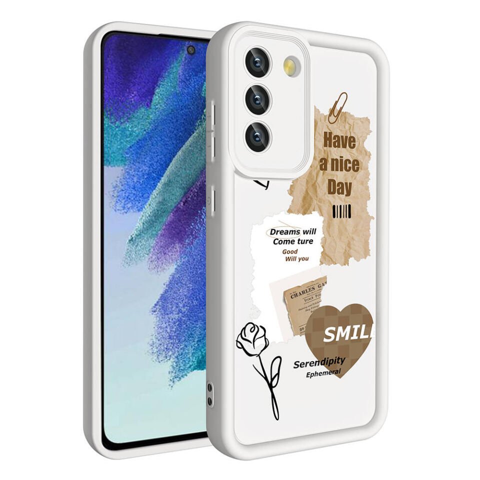 Samsung Galaxy S21 FE Kılıf Kamera Korumalı Baskılı Arka Yüzey HEPTEKİLETİŞİM Klas Kapak