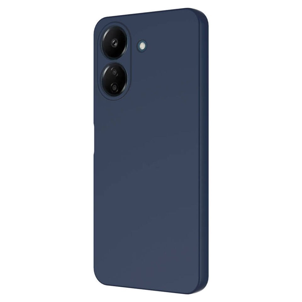 Xiaomi Redmi 13C Kılıf Kadife İç Yüzey Yumuşak Dokulu Kamera Korumalı Kapak (MARA) Koyu Yeşil