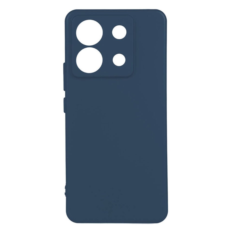 Xiaomi Redmi Note 13 Pro 5G Kılıf Kamera Korumalı Esnek Renkli Silikon Kapak (Biye) Lacivert