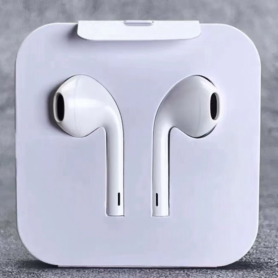 Lightning Kulaklık İphone Kulaklık Gürültü Önleyici Mikrofon (ER07) Beyaz