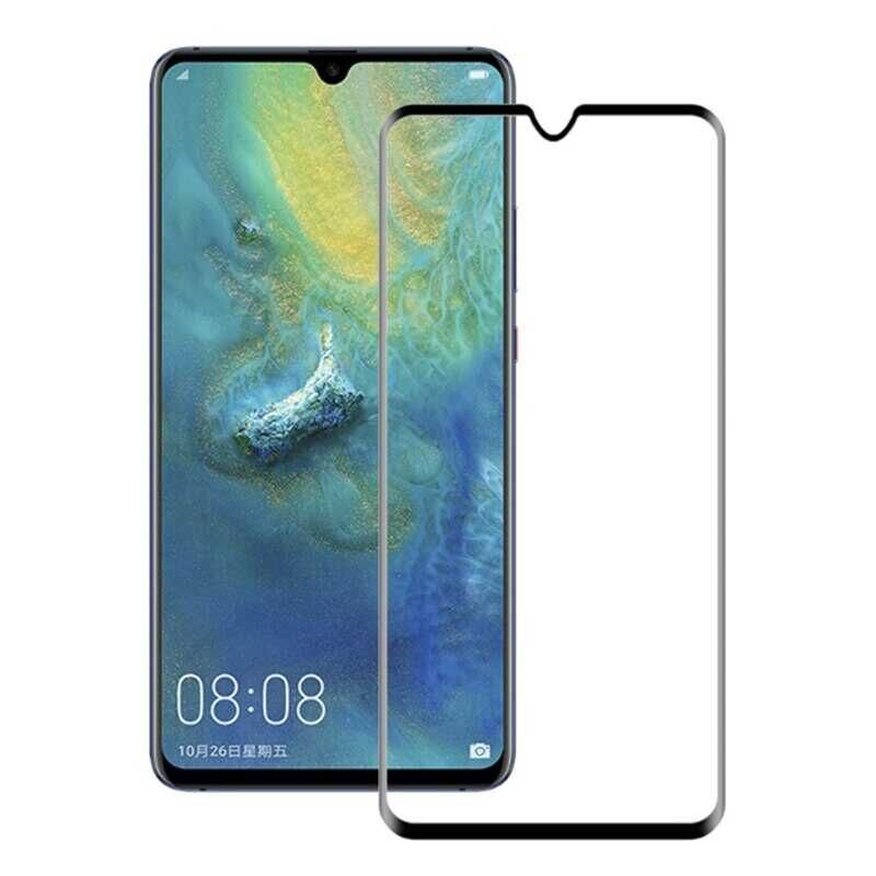 Huawei Mate 20 HEPTEKİLETİŞİM Kenarları Kırılmaya Dayanıklı Cam Ekran Koruyucu