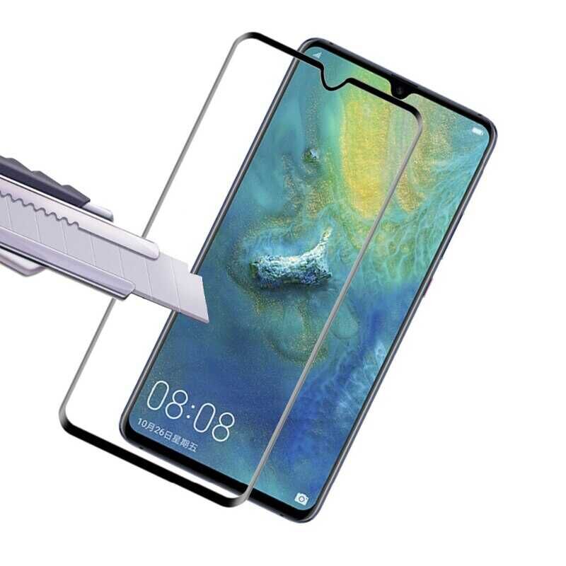 Huawei Mate 20 HEPTEKİLETİŞİM Kenarları Kırılmaya Dayanıklı Cam Ekran Koruyucu