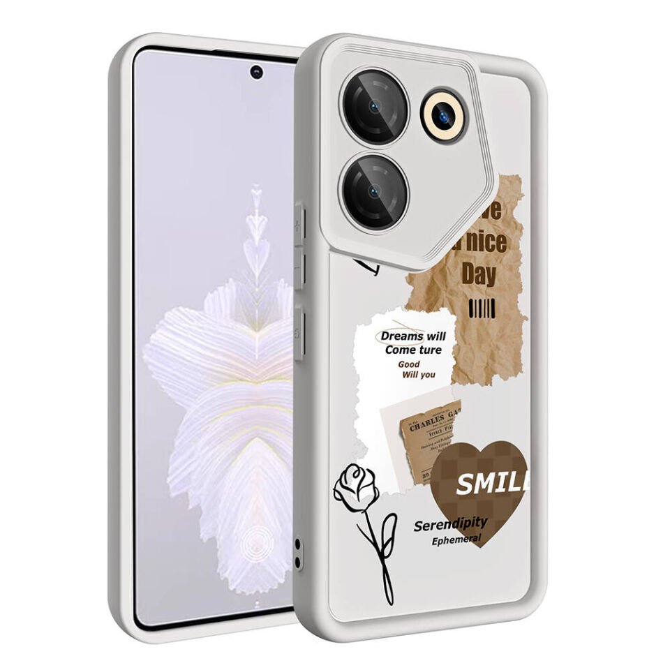 Tecno Camon 20 Pro 5G Kılıf Kamera Korumalı Baskılı Arka Yüzey HEPTEKİLETİŞİM Klas Kapak