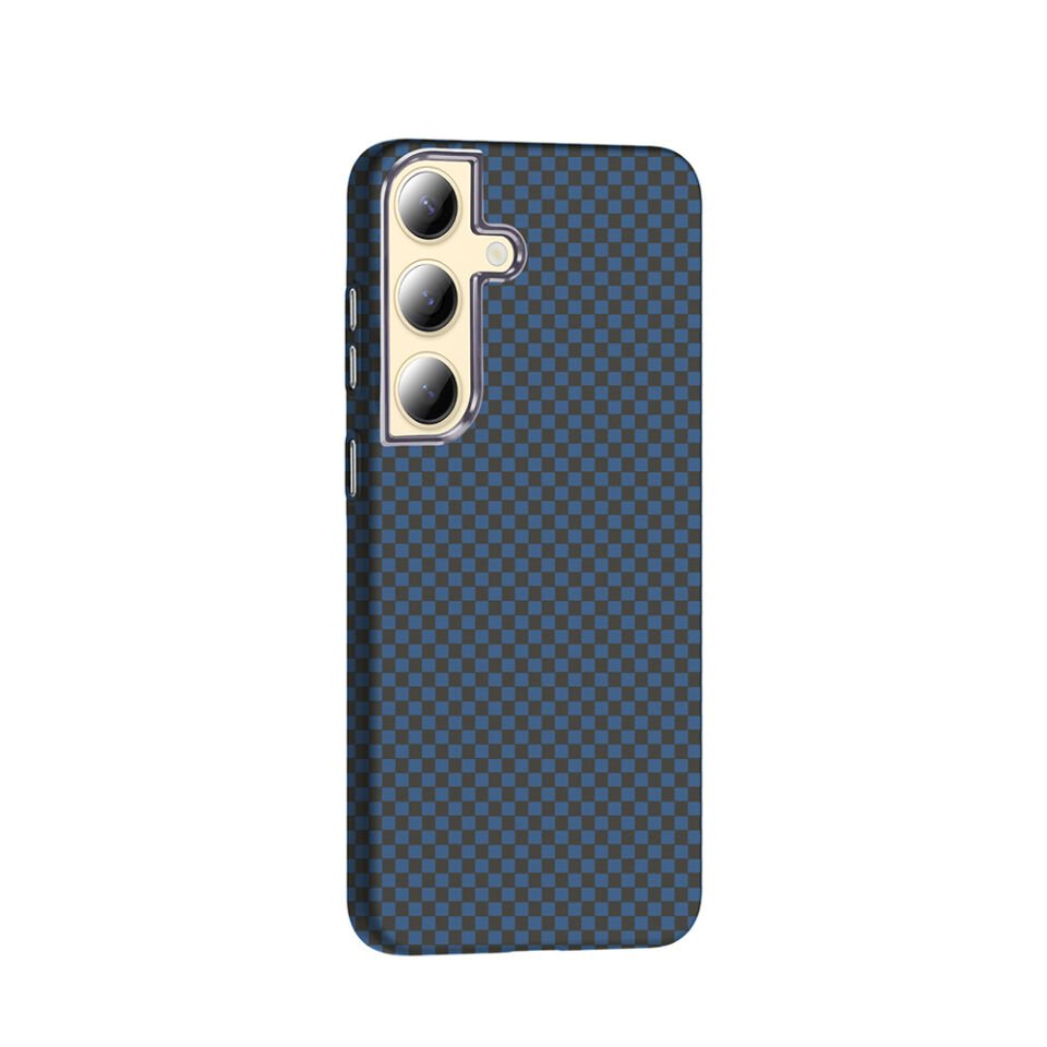Galaxy S24 Plus Kılıf M-safe Şarj Özellikli Karbon Fiber Görünümlü Zore Gros Kapak
