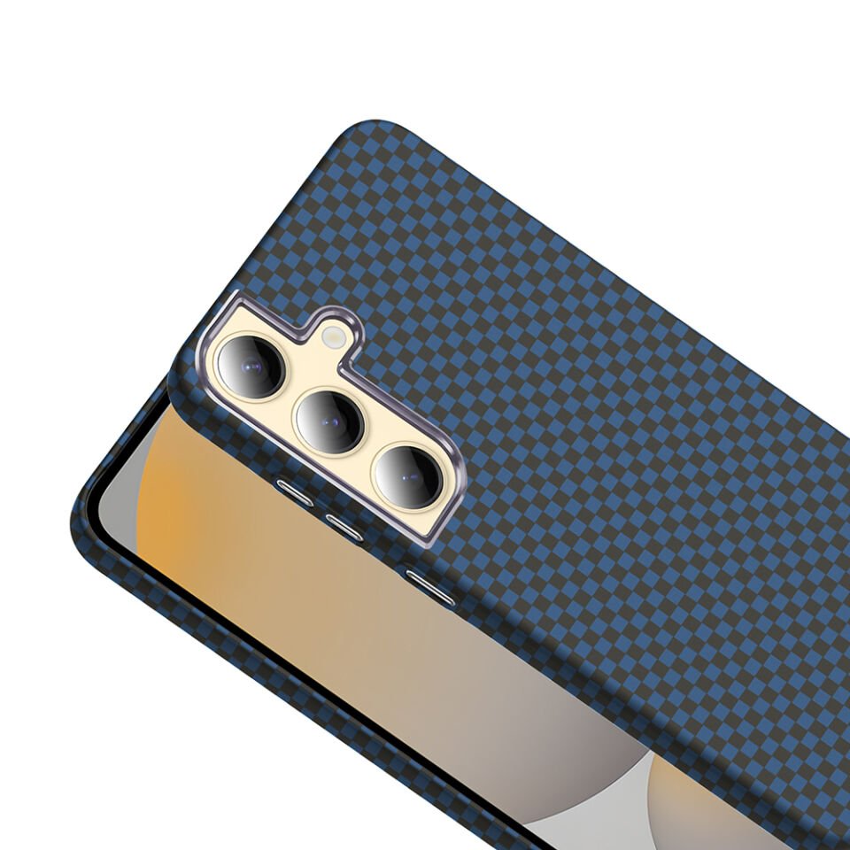 Galaxy S24 Plus Kılıf M-safe Şarj Özellikli Karbon Fiber Görünümlü Zore Gros Kapak