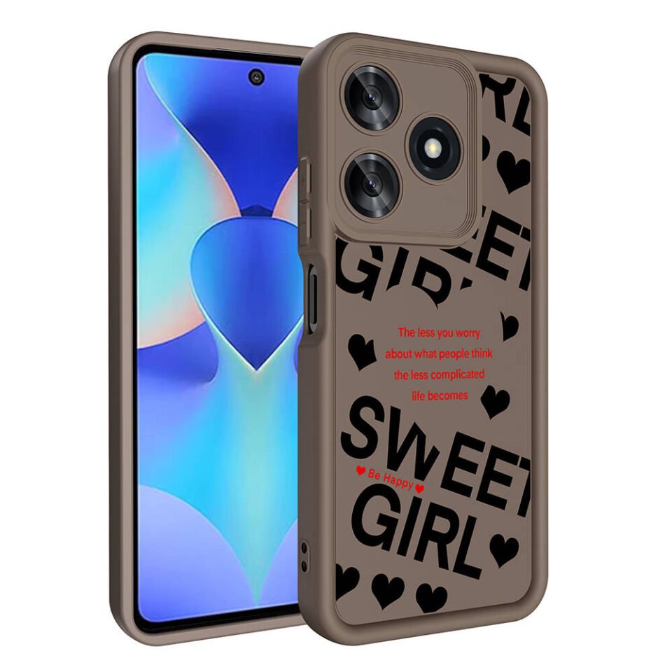 Tecno Spark 10 4G Kılıf Kamera Korumalı Baskılı Arka Yüzey HEPTEKİLETİŞİM Klas Kapak