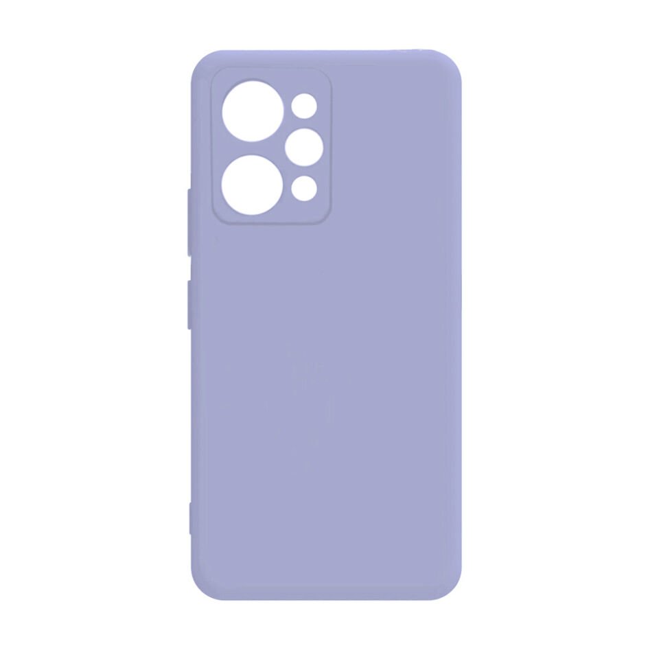 Xiaomi Redmi 12 Kılıf Kamera Korumalı Esnek Renkli Silikon Kapak (Biye) Lila