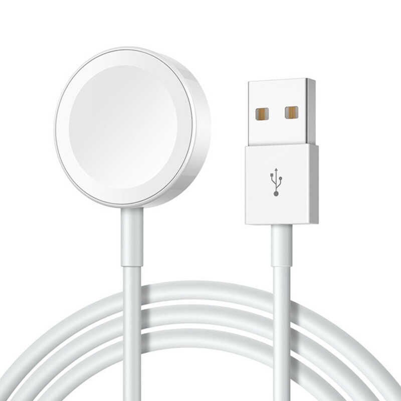 Akıllı Saat Wireless USB Şarj Kablosu 1m Beyaz