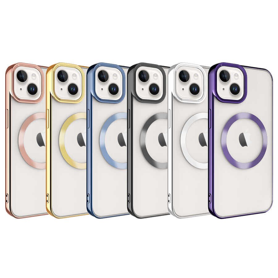 Apple iPhone 14 Plus Kılıf Magsafe Wireless Şarj Özellikli HEPTEKİLETİŞİM Setro Silikon