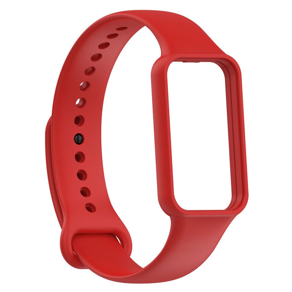 Xiaomi Redmi Smart Band 2 Silikon Kordon Mat Soft Yapılı Tasarım (KRD-87) Kırmızı