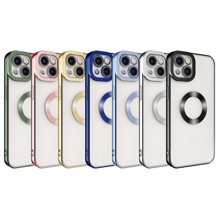 Apple iPhone 14 Kılıf Kamera Korumalı Logo Gösteren HEPTEKİLETİŞİM Omega Kapak