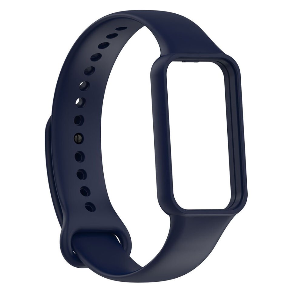 Xiaomi Redmi Smart Band 2 Silikon Kordon Mat Soft Yapılı Tasarım (KRD-87) Lacivert