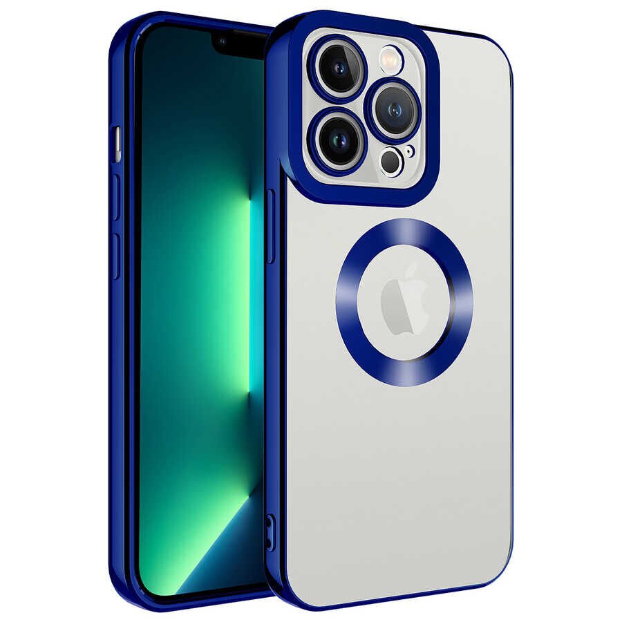 Apple iPhone 14 Pro Kılıf Kamera Korumalı Logo Gösteren HEPTEKİLETİŞİM Omega Kapak