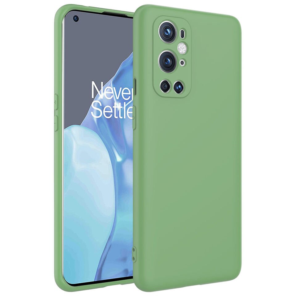 One Plus 9 Pro Kadife İç Yüzey Yumuşak Dokulu Kamera Korumalı İnce Kapak (MARA) Lila