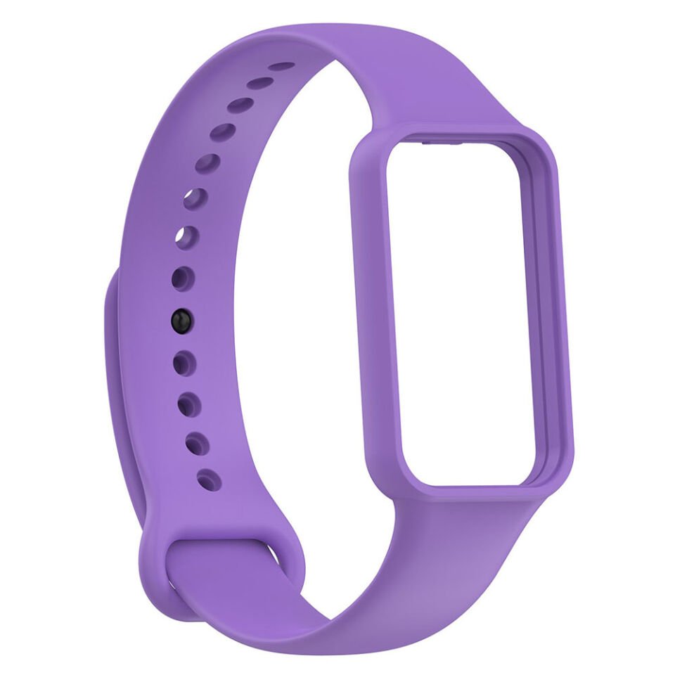 Xiaomi Redmi Smart Band 2 Silikon Kordon Mat Soft Yapılı Tasarım (KRD-87) Mor