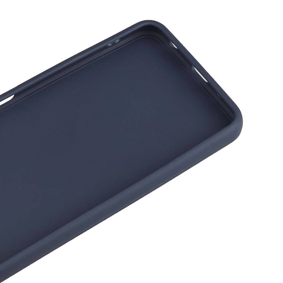 Vivo Y18 Kılıf Kamera Korumalı Esnek Renkli Silikon Kapak (Biye) Siyah
