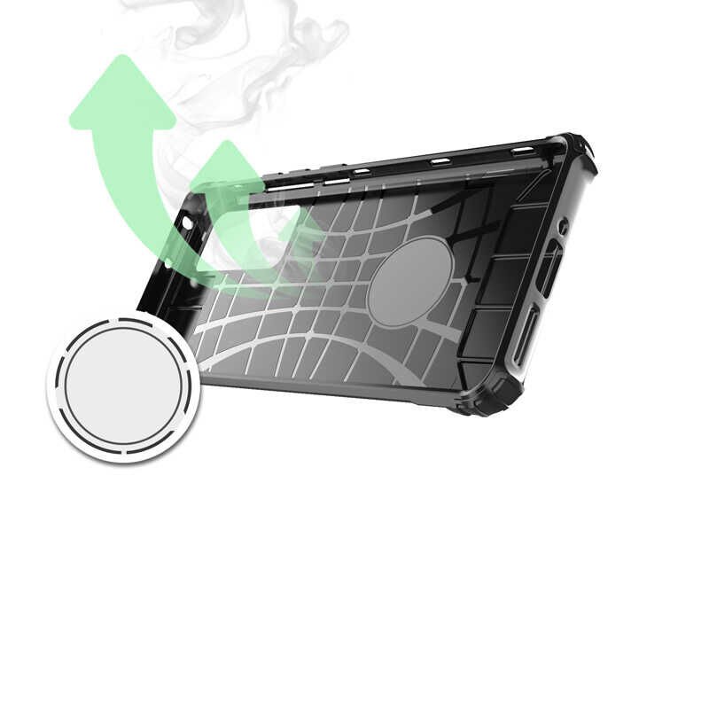 Xiaomi Mi 12 Kılıf Armor Köşe Korumalı Çift Katman Tank Zırh Kapak (CRASH) Mavi