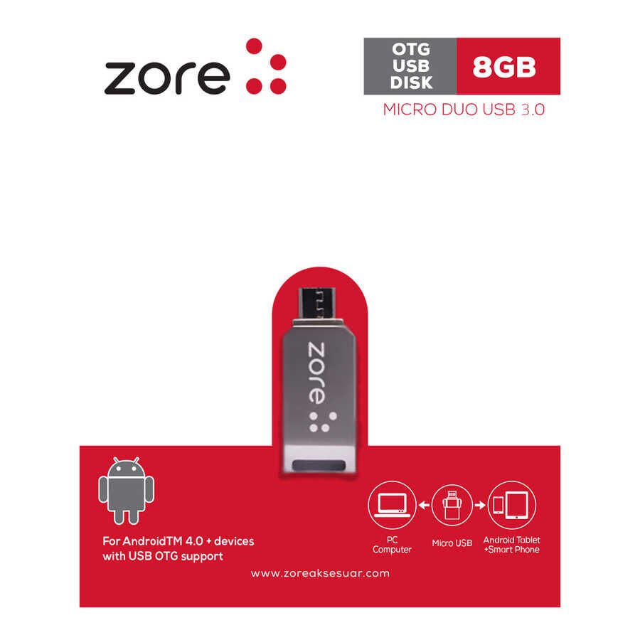 HEPTEKİLETİŞİM 3.0 Micro Metal OTG 8 GB